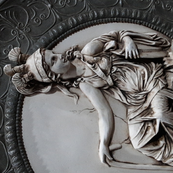 Greek Relief Plate Dimensional Wall or use Plate Rack - Picture 4 of 7